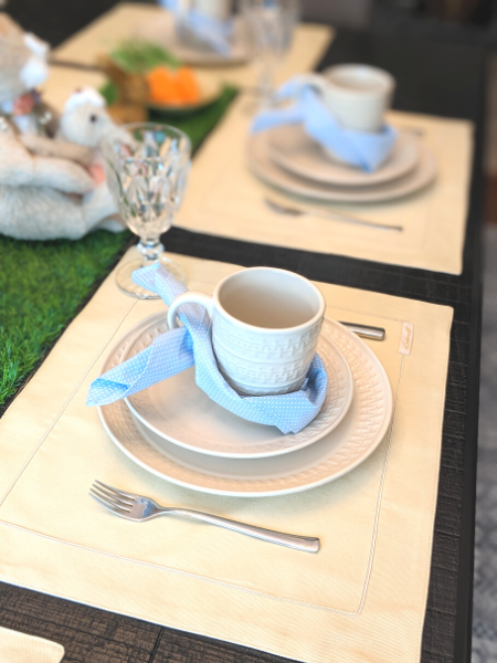 Double Sided Rainbow Eggs Placemat