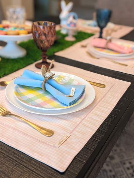 Double Sided Rainbow Eggs Placemat