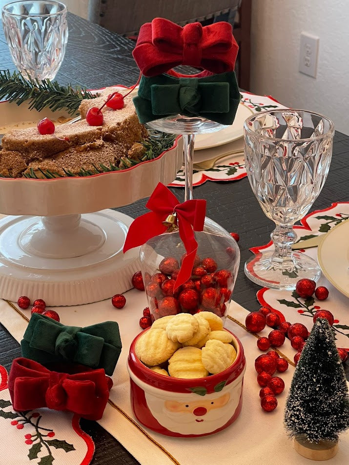 Velvet Bows Napkin Ring