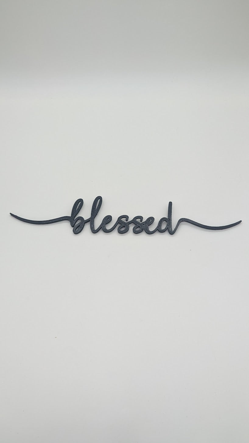 Bio Plastic Table Place Word Signs