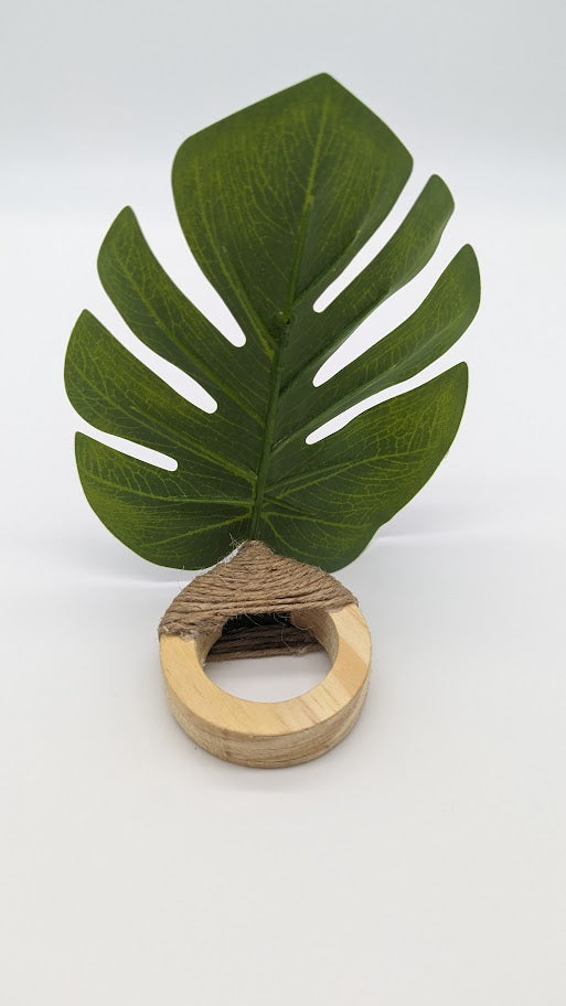 Monstera Leaf Napkin Ring
