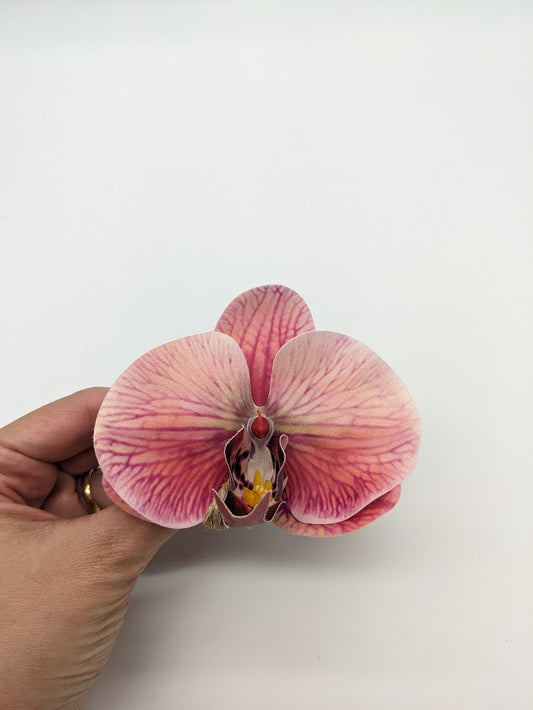 Pink Orchid Napkin Ring