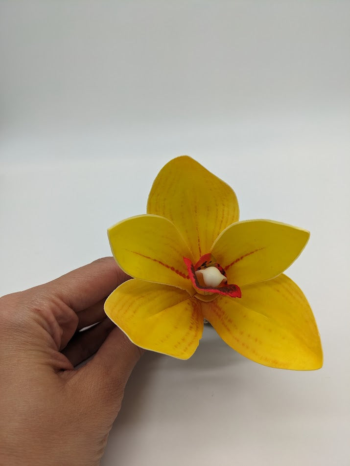Yellow Orchid Napkin Ring