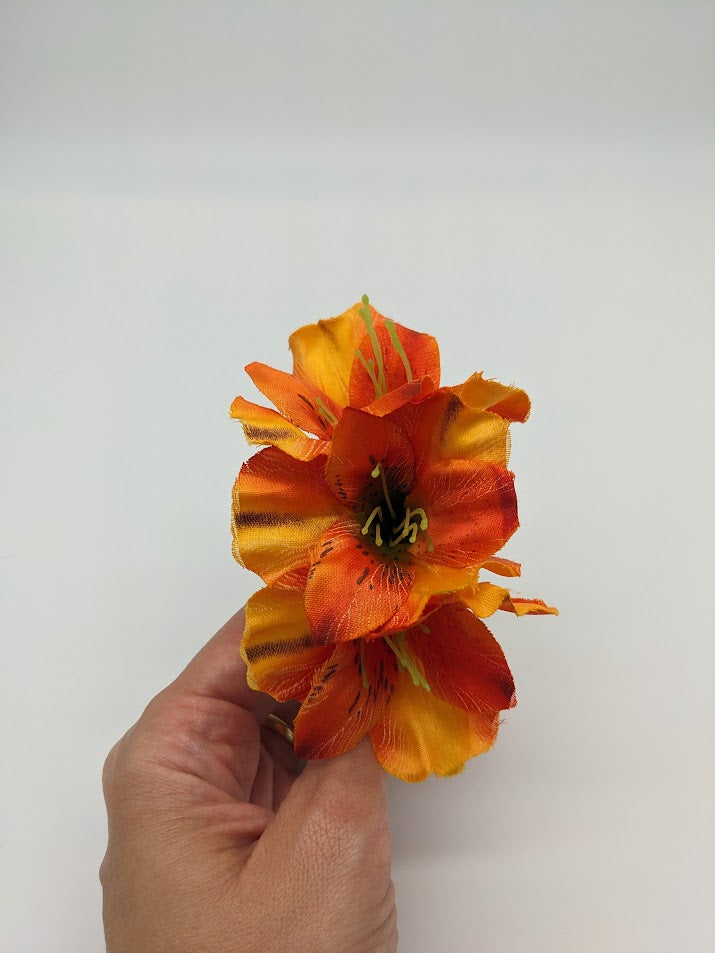 Orange Alstroemerias Napkin Ring