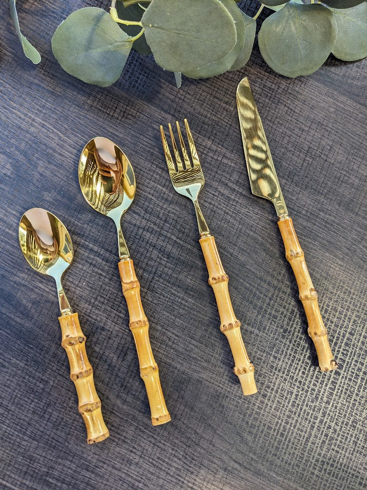 Natural Bamboo Cutlery Set