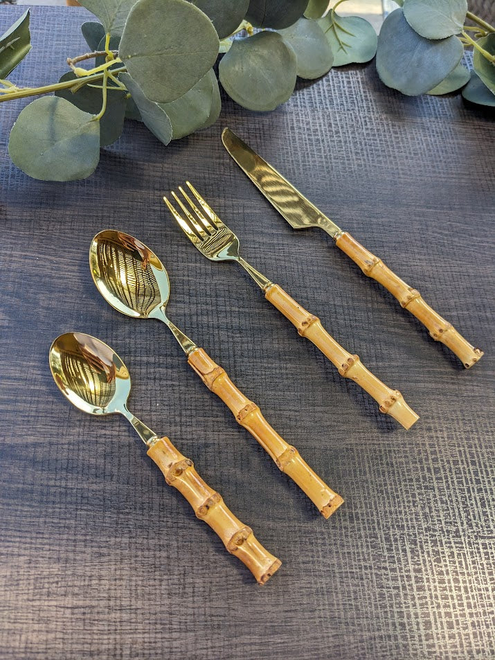 Natural Bamboo Cutlery Set