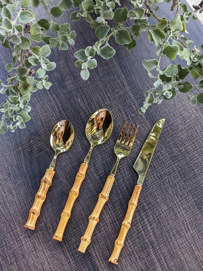 Natural Bamboo Cutlery Set