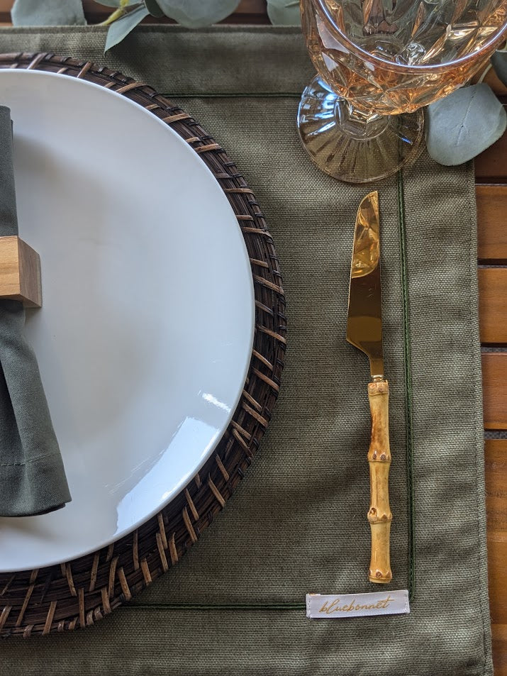 Natural Bamboo Cutlery Set