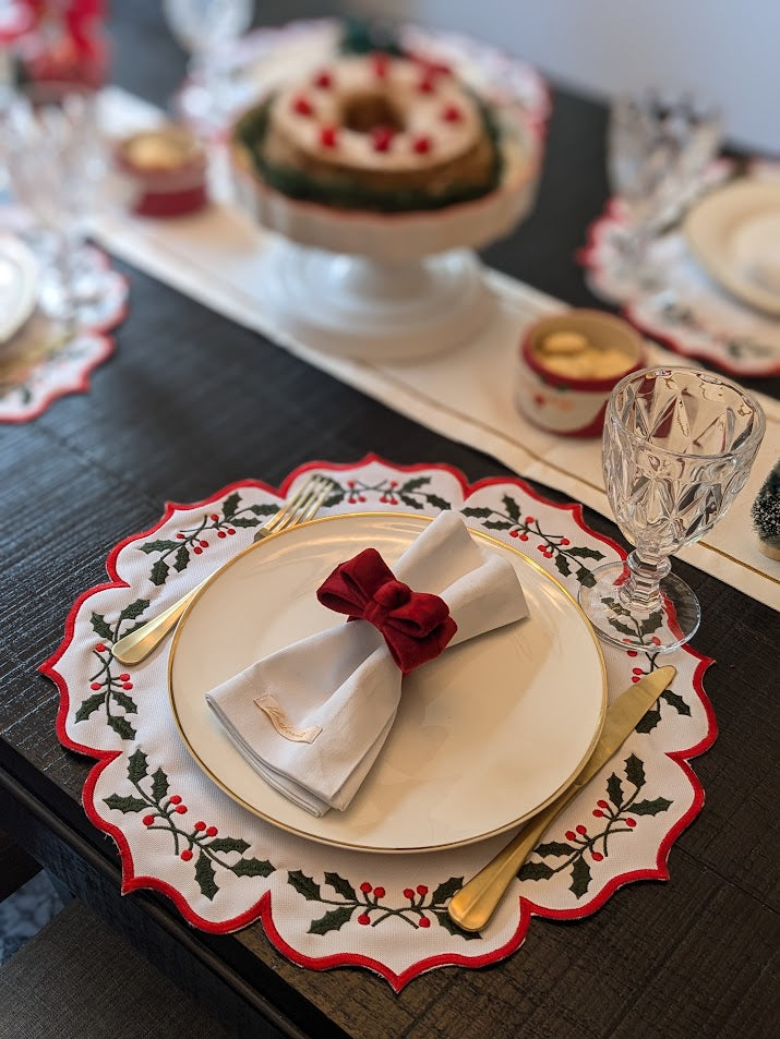 Velvet Bows Napkin Ring