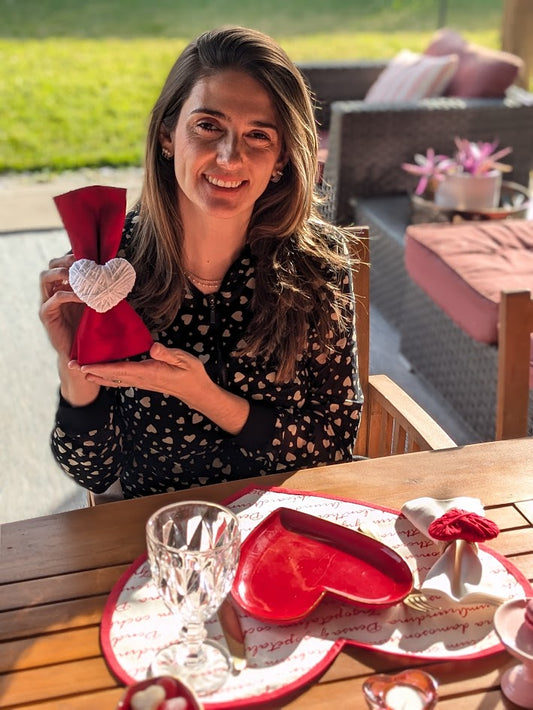 Blushing Heart Collection Table Setting