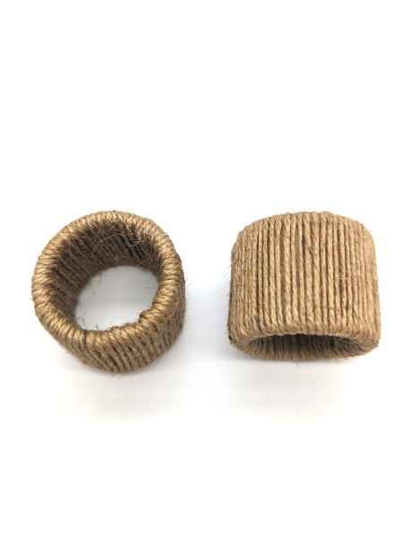 Round Jute Napkin Ring