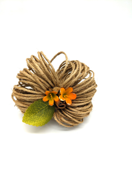 Jute Pumpkin Napkin Ring