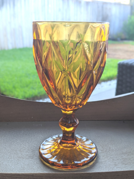 Colored Glass Goblets