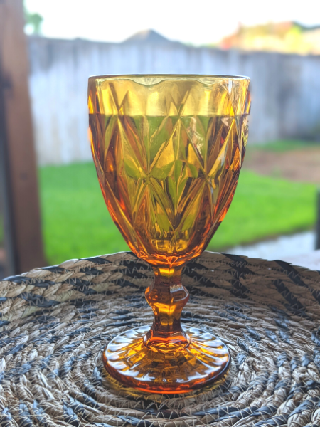 Colored Glass Goblets