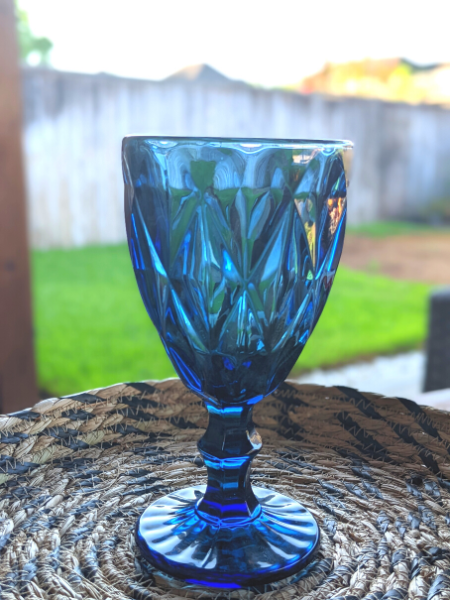 Colored Glass Goblets