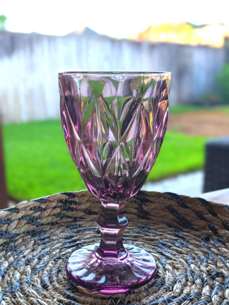 Colored Glass Goblets