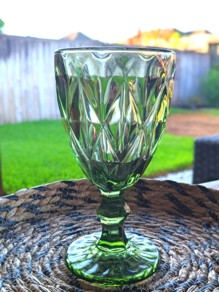 Colored Glass Goblets