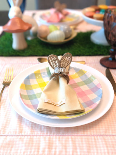 Handmade Bunny Ears Napkin Ring