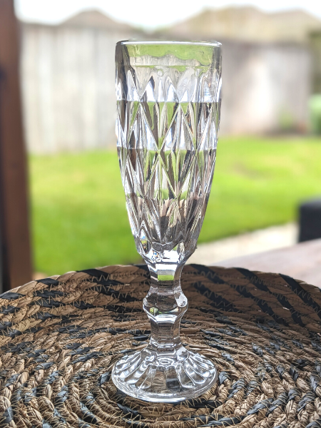 Glass Champagne Goblets