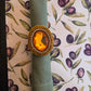 Orange Stone Napkin Ring