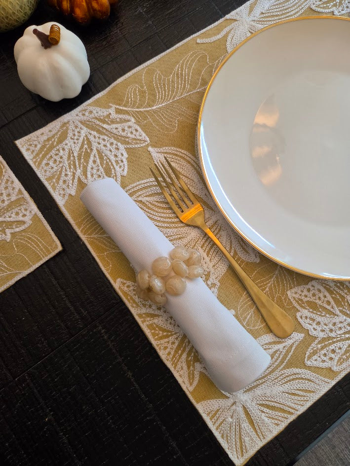 Golden Foliage Collection Table Setting