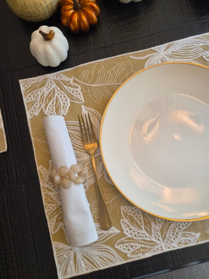 Golden Foliage Collection Table Setting