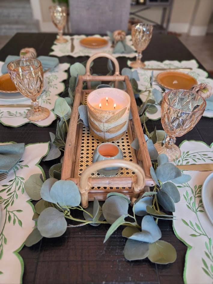 Cozy Farmhouse Table Setting