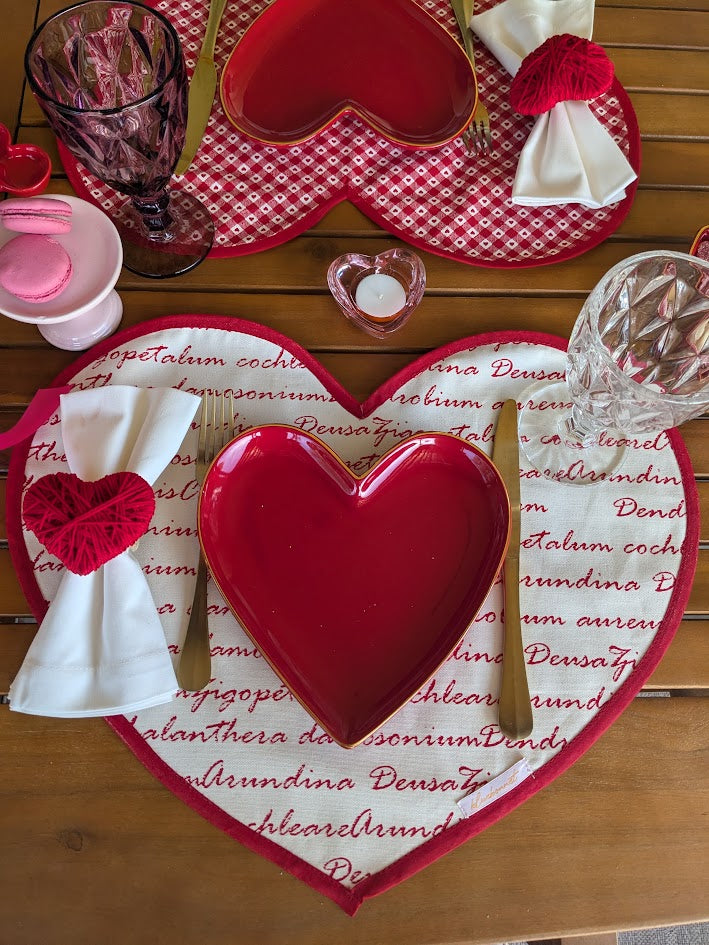 Blushing Heart Collection Table Setting