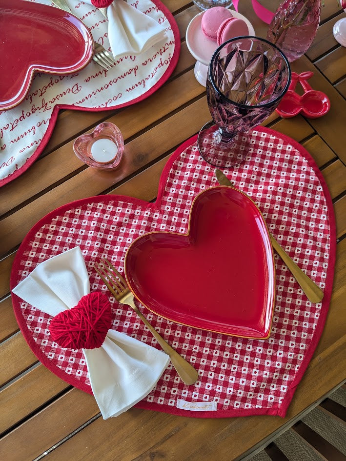 Blushing Heart Collection Table Setting
