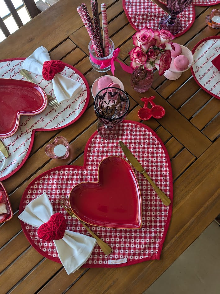 Blushing Heart Collection Table Setting