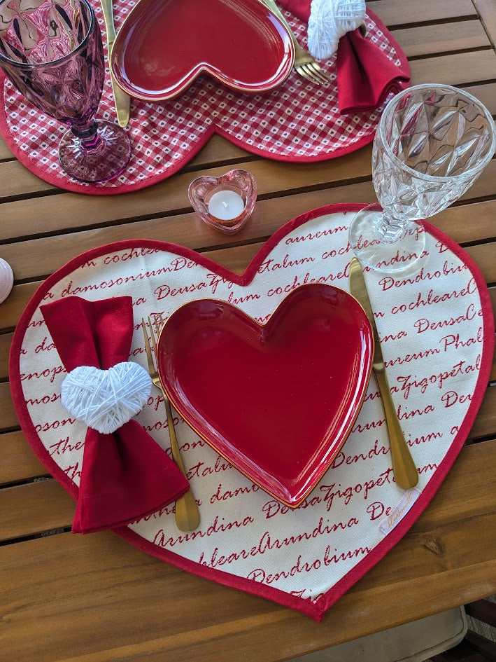 Blushing Heart Collection Table Setting