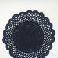 Off White Round Crochet Placemat