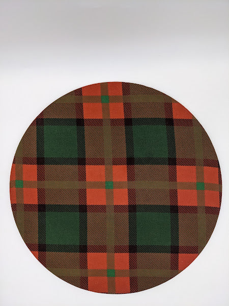 Christmas Red & Green Checkers Charger Plate Cover