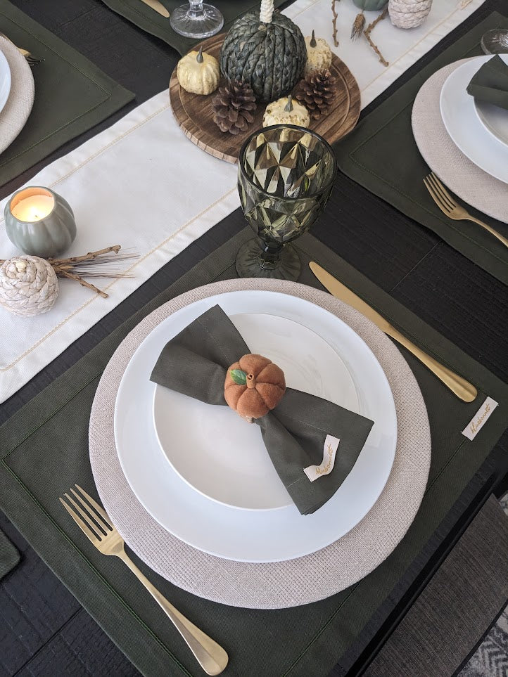 Cinnamon Pumpkin Collection Table Setting