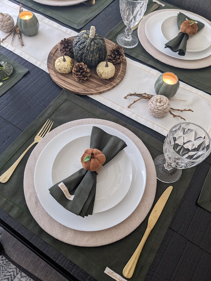 Cinnamon Pumpkin Collection Table Setting