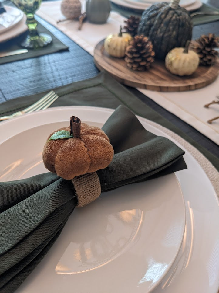 Cinnamon Pumpkin Collection Table Setting