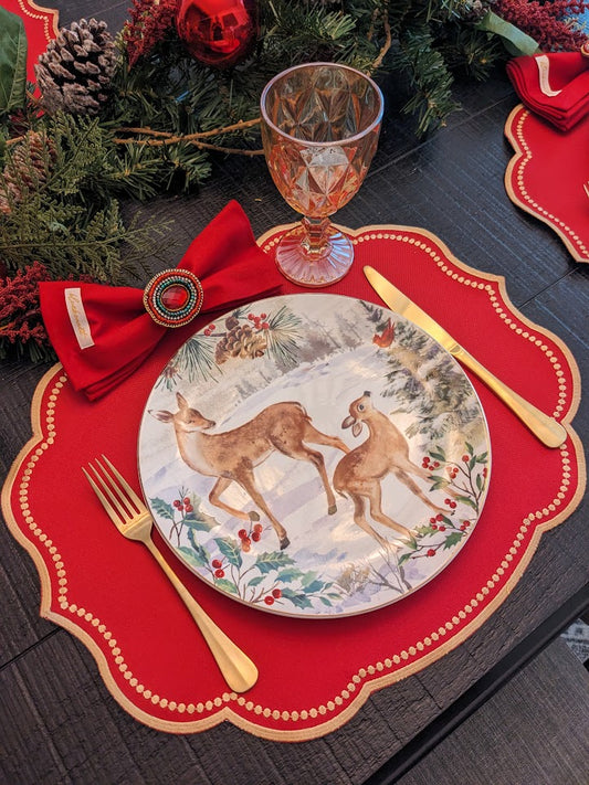 Merry Christmas Collection Table Setting