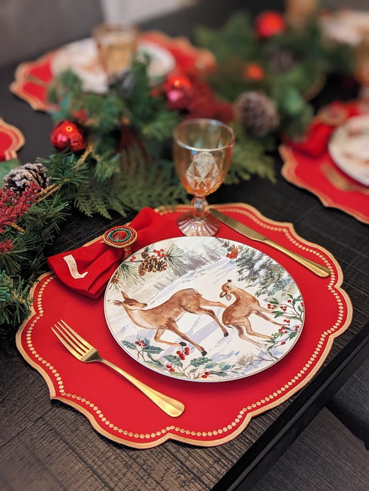 Merry Christmas Collection Table Setting