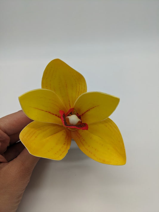 Yellow Orchid Napkin Ring