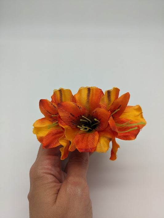 Orange Alstroemerias Napkin Ring