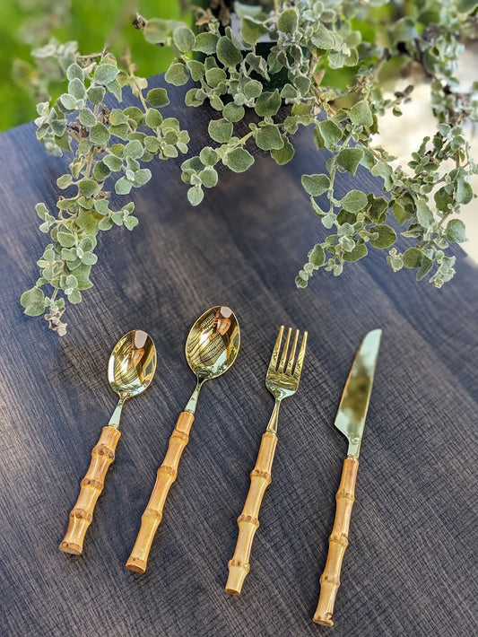 Natural Bamboo Cutlery Set