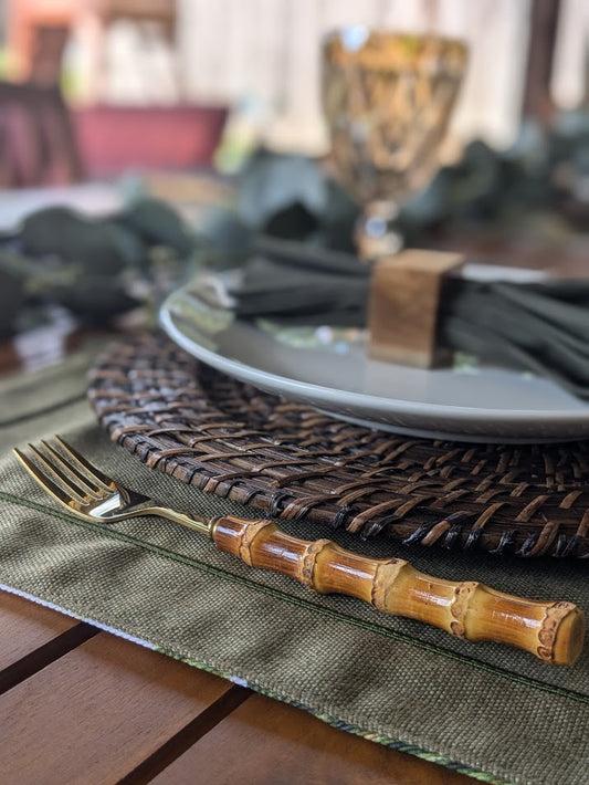 Natural Bamboo Cutlery Set