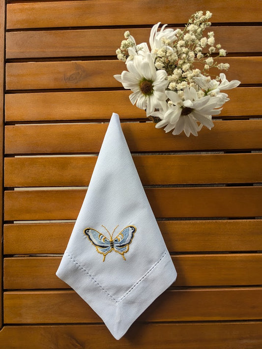 Blue Butterfly Napkin