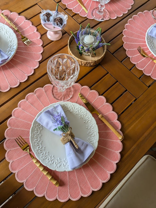Lavender Sunset Collection Table Setting