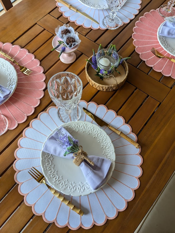 Lavender Sunset Collection Table Setting