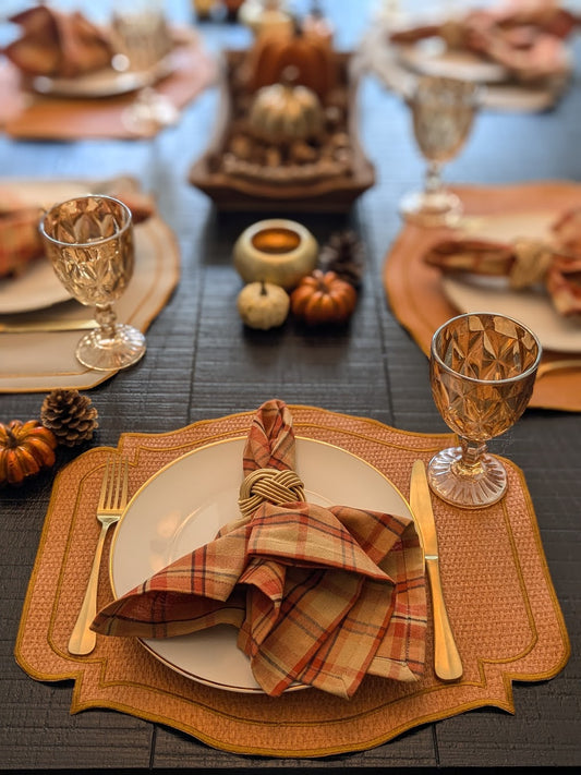 Cinnamon Woods Collection Table Setting
