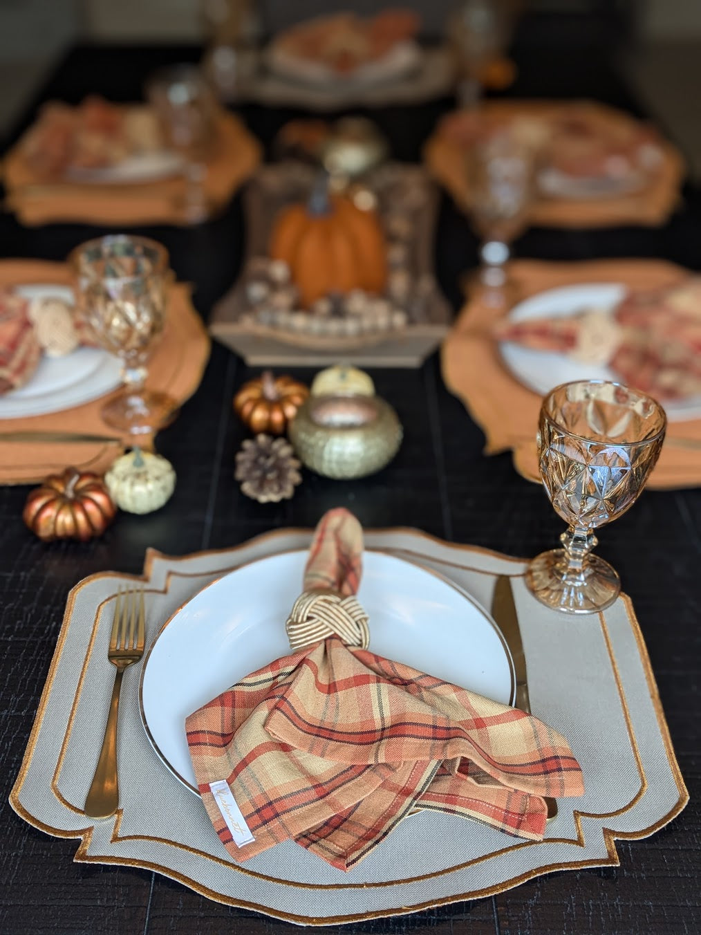 Cinnamon Woods Collection Table Setting