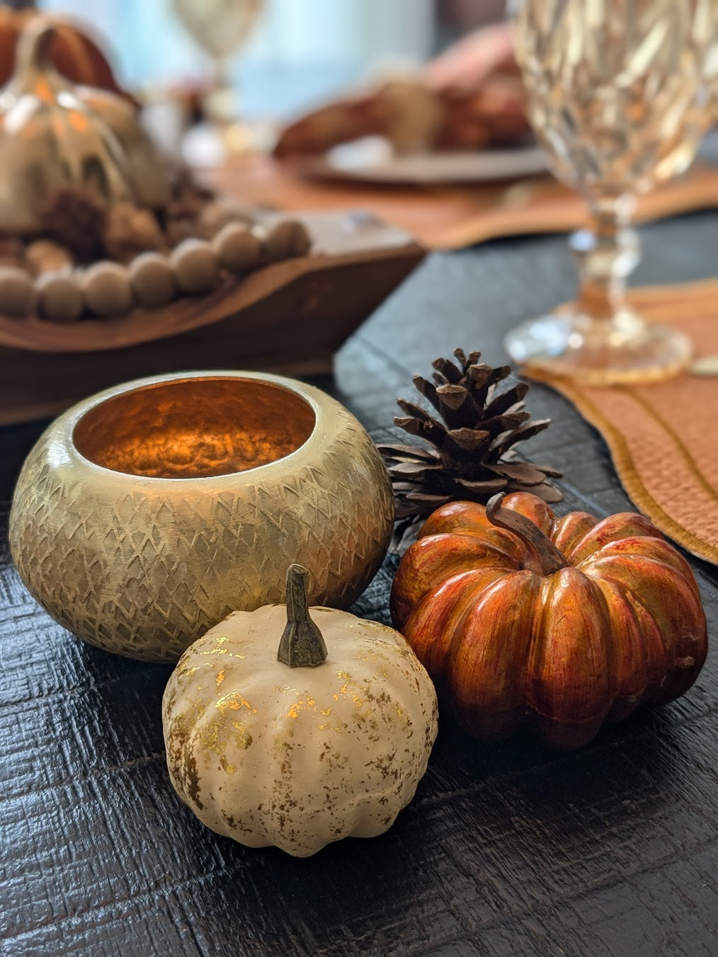 Cinnamon Woods Collection Table Setting