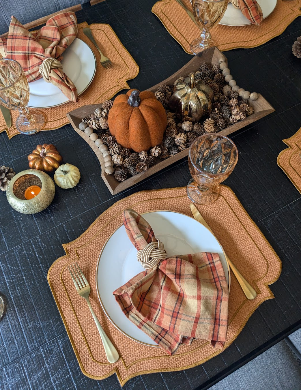 Cinnamon Woods Collection Table Setting