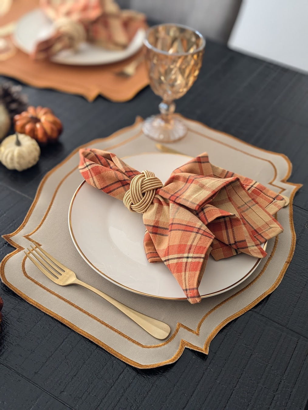 Cinnamon Woods Collection Table Setting